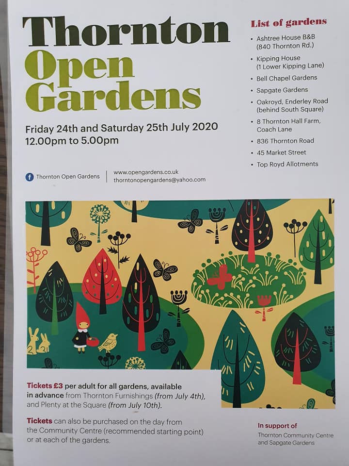 Thornton Open Gardens BrontëBlog