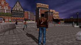 In the final version, there is a scene where Ryo picks one of the gang members to chase.