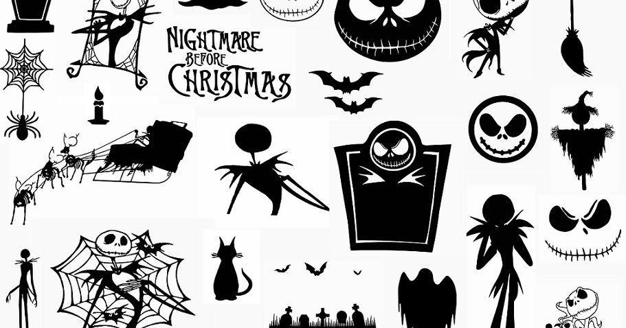 digitalfil: Nightmare Before Christmas svg,cut files,silhouette clipart