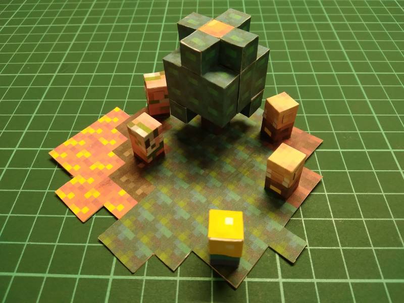 Diorama Minecraft - Papelbox