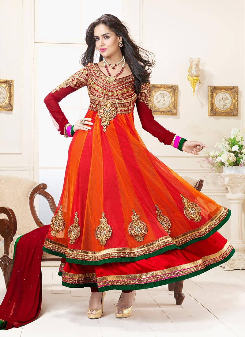 Indian Wedding Anarkali Umbrella Frocks for Women - Latest Fashion Today