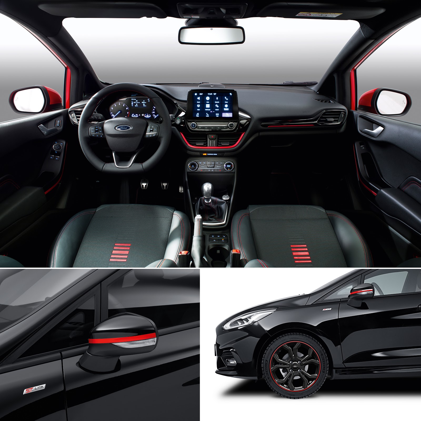 Red and Black editions for the new Ford Fiesta ST-Line