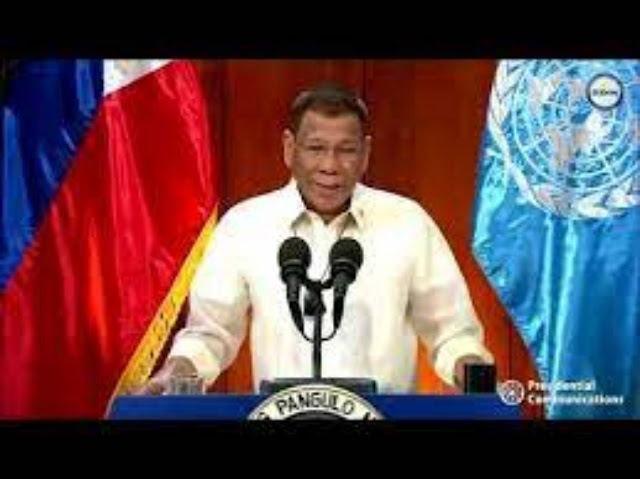 Inilah Pidato Presiden Filipina, Rodrigo Roa Duterte Saat Berbicara di Debat Umum PBB ke 75.lelemuku.com.jpg