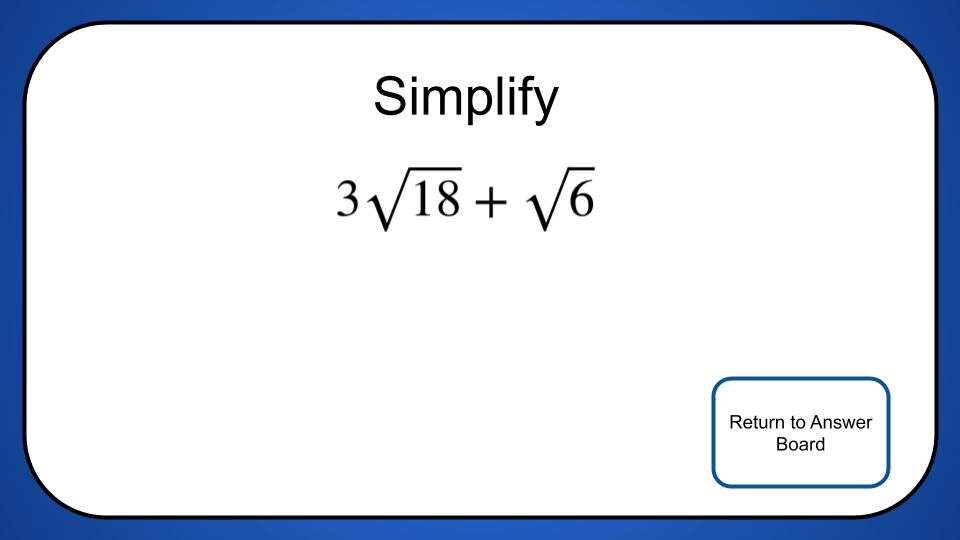 Square Root Addition and Subtraction