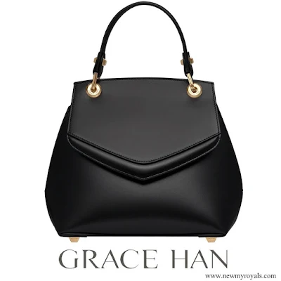 Kate Middleton carries Grace Han Love Letter Small Top Handle Bag