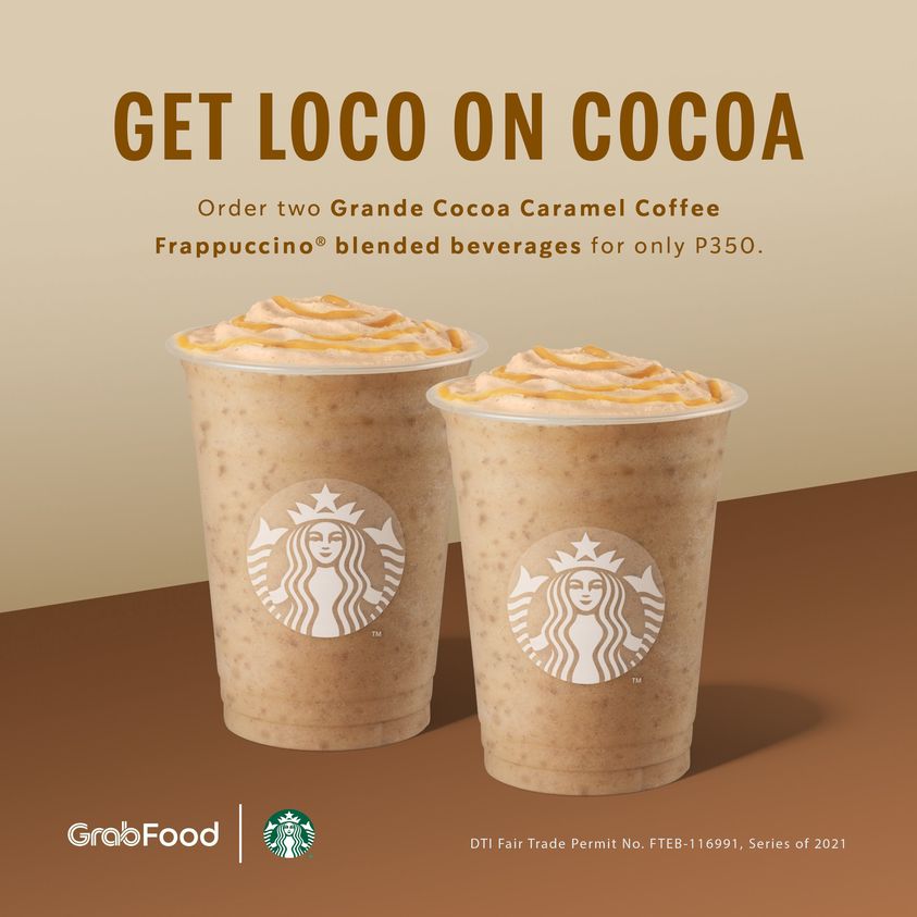Manila Shopper Starbucks Grande Cocoa Frapp 2 Share Promo