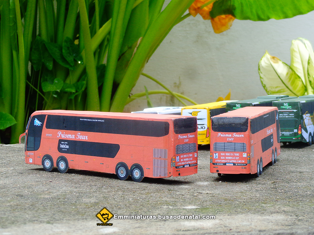 Miniaturas do DD da Prisma Tour são confeccionados para clientes de Natal e Parnamirim