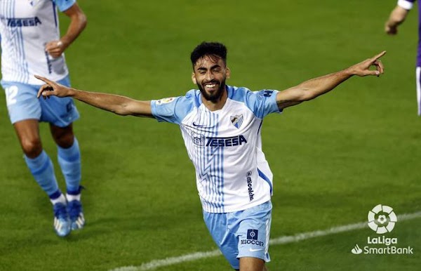 El Málaga gana con un gol de Juande al Sporting