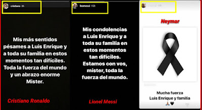 Cristiano, Messi & Neymar's message to Luis Enrique