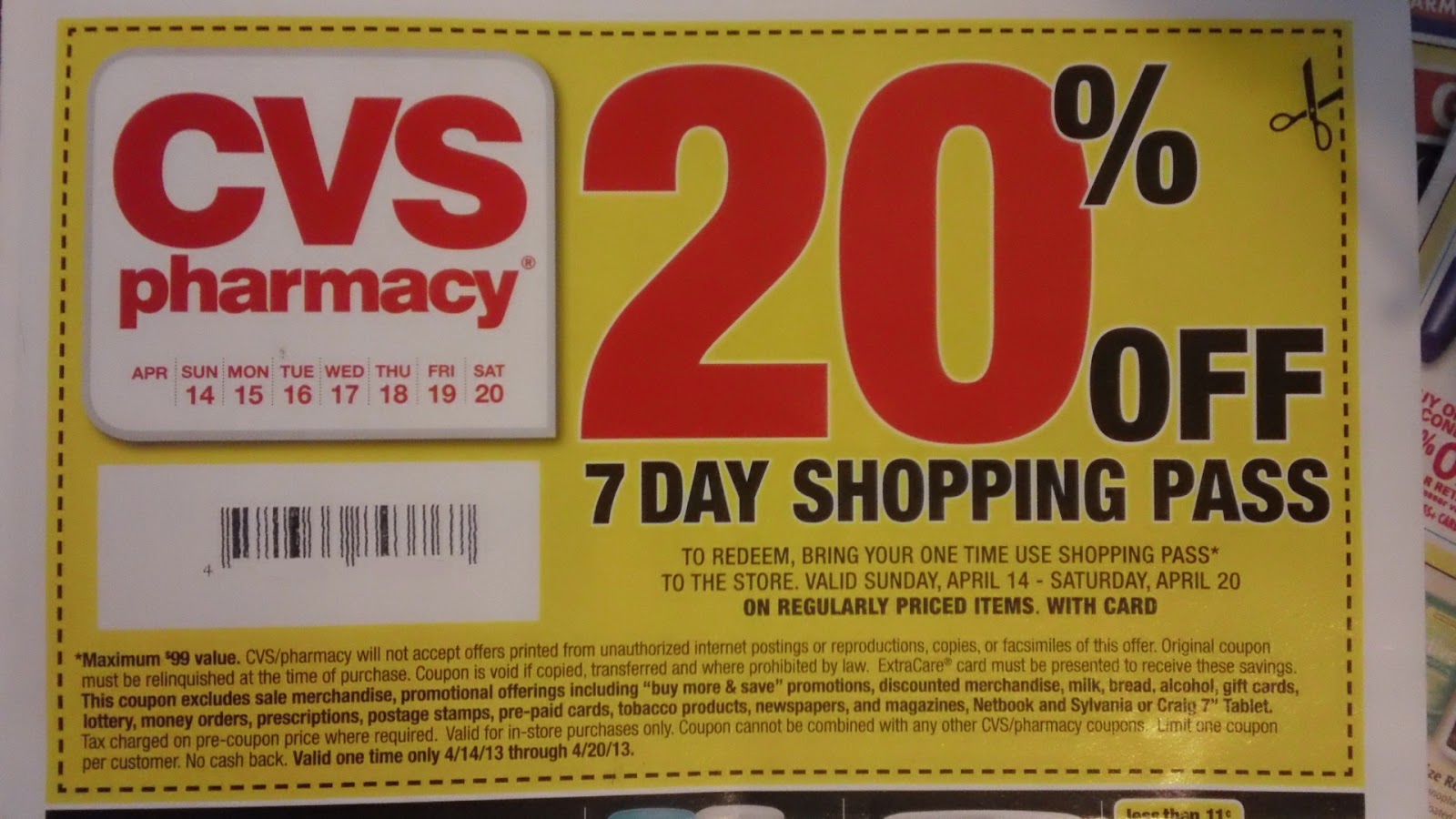 Extreme Couponing Mommy How To Maximize Your 20 OFF CVS Store Coupon