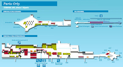 Plan aéroport paris Orly sud