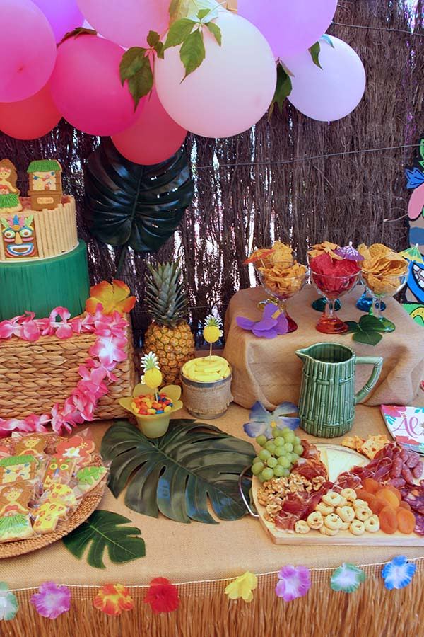 20 ideas de Lilo y stitch  decoracion fiesta hawaiana, fiesta de moana,  decoración de unas