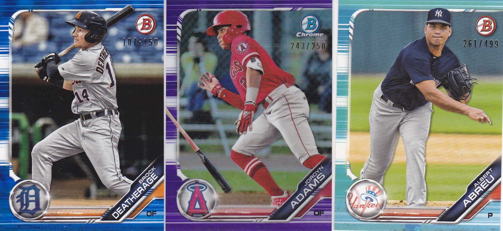 2019 Bowman Draft Baseball Review Autographs, Chrome, Parallels