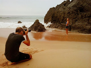 Sessão Fotográfica na Praia