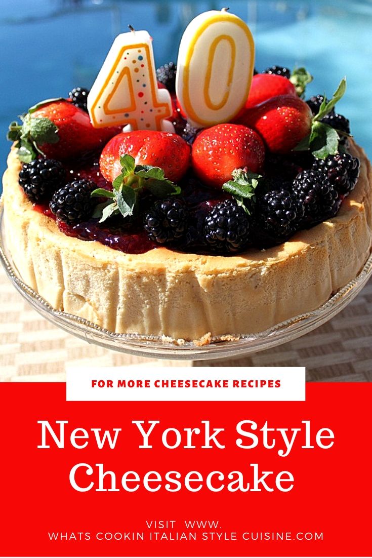Ongebruikt New York Style Cheesecake | What's Cookin' Italian Style Cuisine TN-92