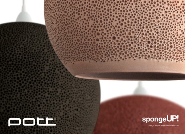 Pott Sponge Lamp by Miguel Ángel | Spicytec