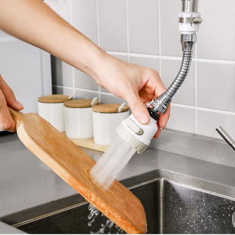 Đầu vòi xoay 360 có 2 chế độ bật nước