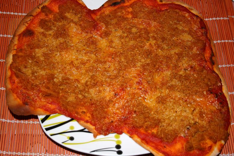 Paraíso Vegetal Pizza vegana de seitán