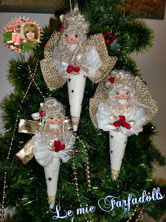 bambole di stoffa per albero di natale