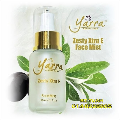 yarra beauty care zesty xtraE Face Mist