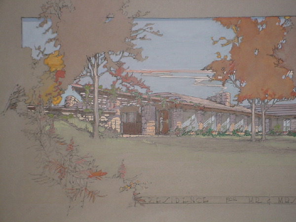 santamarta arquitectos: Dibujos de arquitectura de Frank Lloyd Wright - I