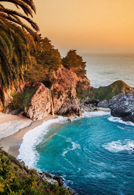 McWay Falls at Big Sur, California.