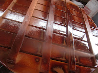 Decoraciones Manualidades En Madera: Barnizado Mesa Jardin