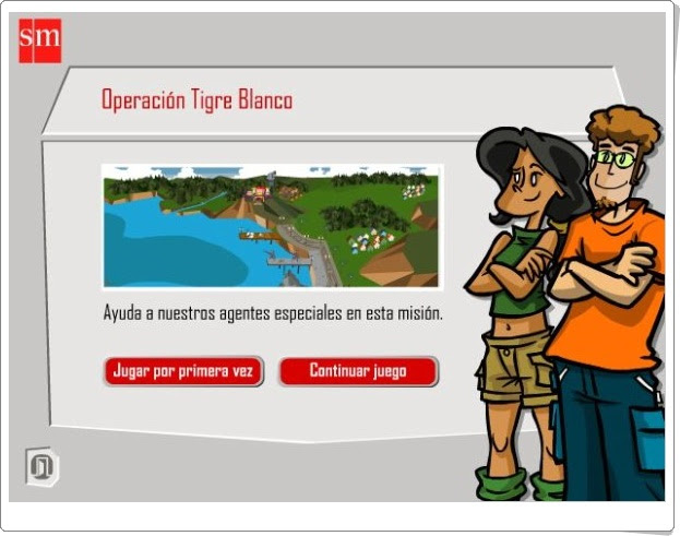 OPERACIÓN TIGRE BLANCO (Aventuras Interactivas de Conocimiento del Medio de 6º de Primaria)