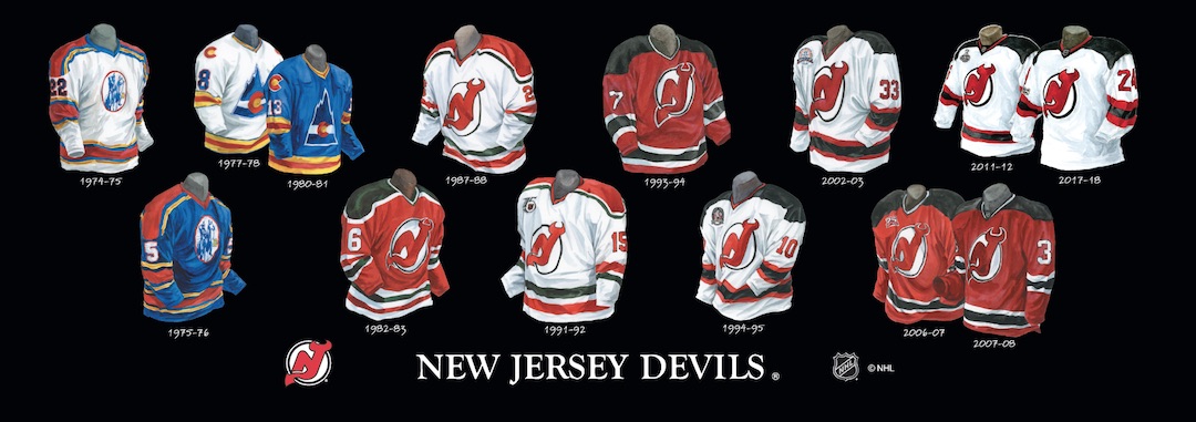 new jersey devils number history