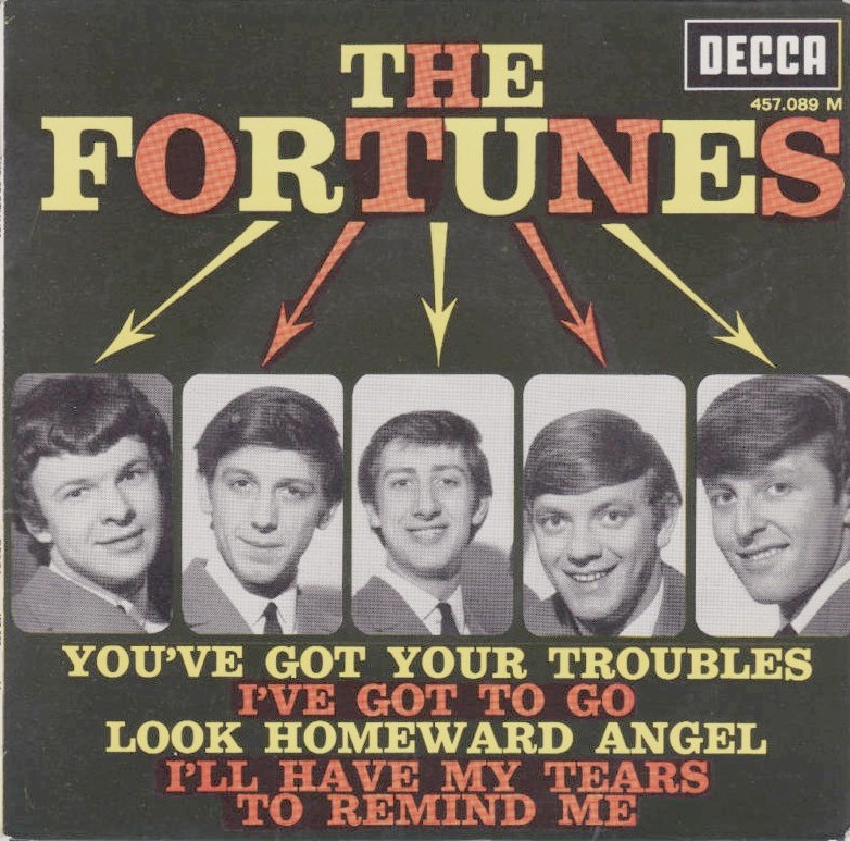 Les EPs français FORTUNES 1965 FRDECCA 457.089 You've got your troubles (mono) Les EPs français FORTUNES 1965 FRDECCA 457.089 You've got your troubles (mono)