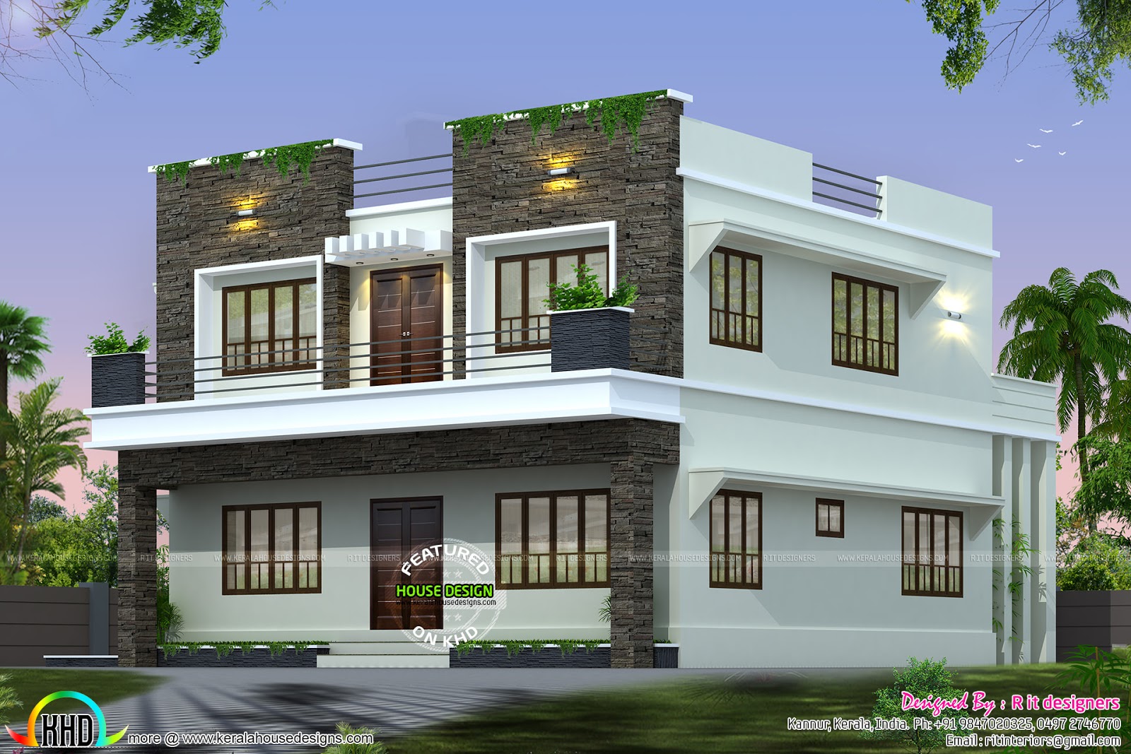 Home Design Front Side Banos