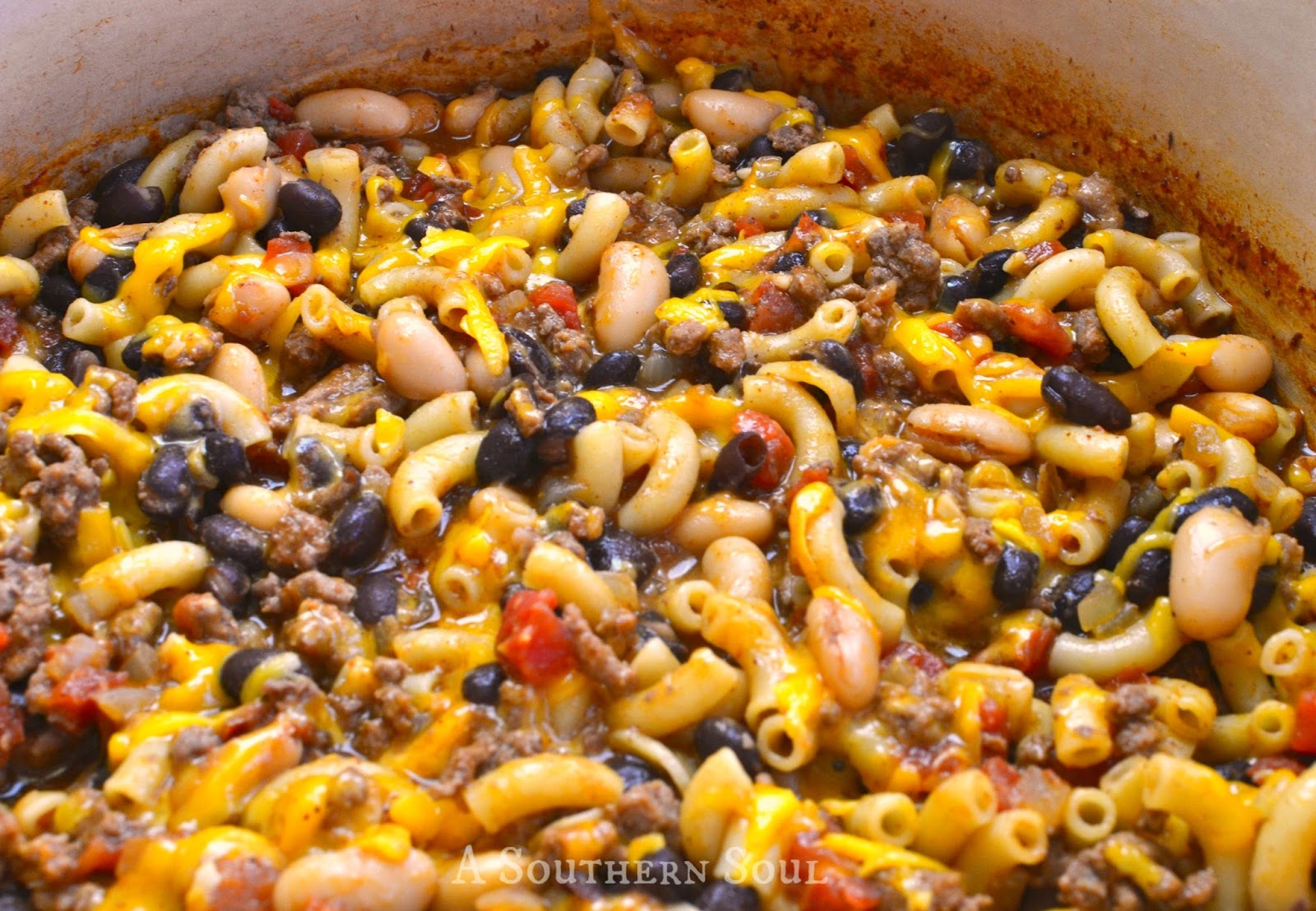 EASY Chili Mac & Cheese A Southern Soul