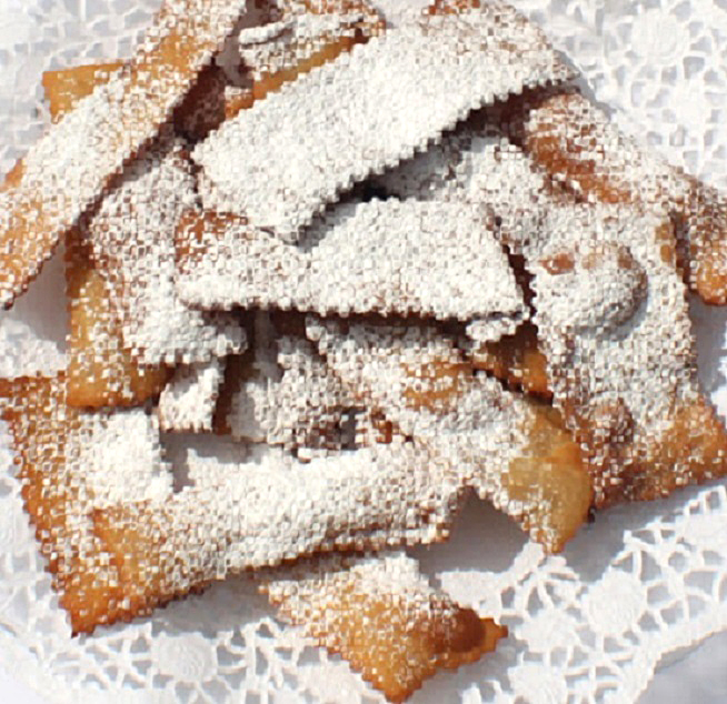Italian Fried Bow Ties (Farfellette) Cookies What's Cookin' Italian
