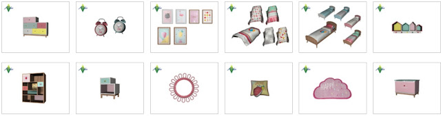  Детская комната — наборы мебели и декора для Sims 4 со ссылками для скачивания