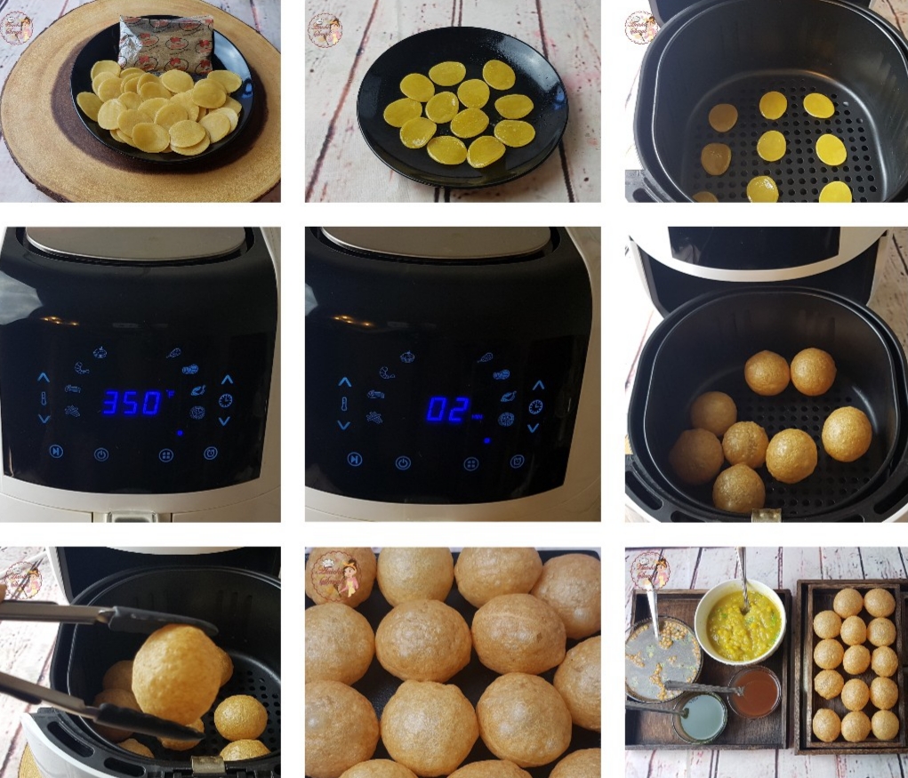 Air Fryer Panipuri Panipuri and Ragda in the Instant Pot Aaichi Savali