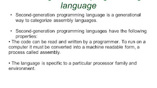 Second-generation programming language