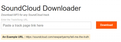 SCDownloaderはSoundCloudから曲をダウンロードします