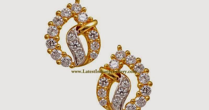 3 Grams Gold Earrings New design model from GRT jewellerys|3grams grt  earrings | Gold earrings for kids, Gold earrings models, Simple gold  earrings