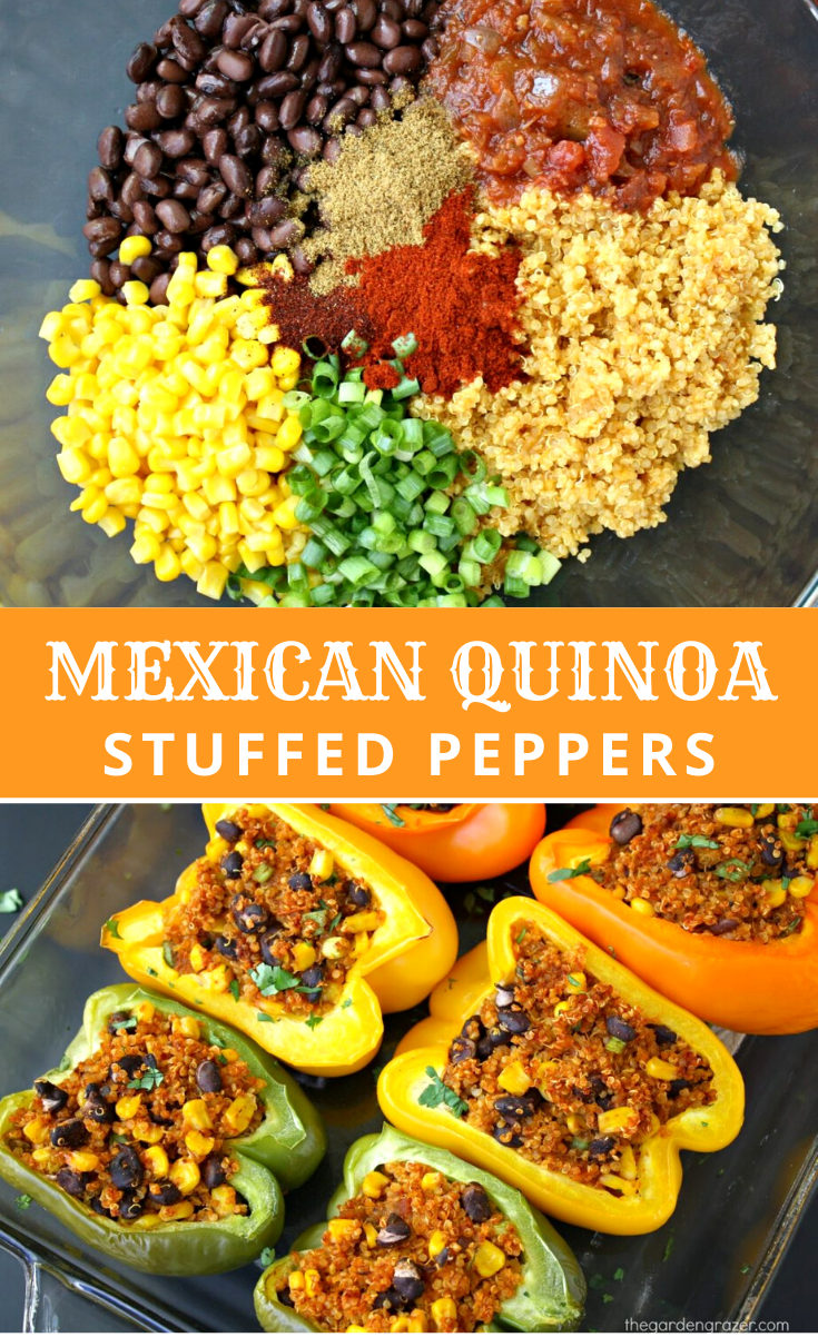 Mexican Quinoa Stuffed Peppers