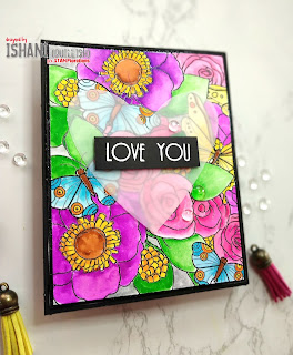Stamplorations digi stamp, Stamplorations digital stamp, stamplorations  Fluttery Garden A2 card fronts, Stamplorations Frames and flowers stamp Dee's Artsy Impressions, Floral card Stamplorations card, cards by Ishani, Quillish