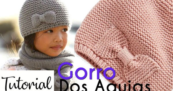 Cómo Tejer Gorro Básico con Dos Agujas para Bebés y Niños | 2