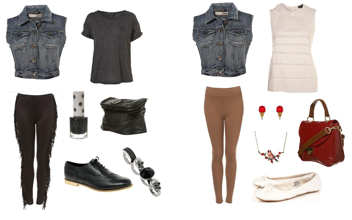 missy elz Ways to Wear Denim Gilet