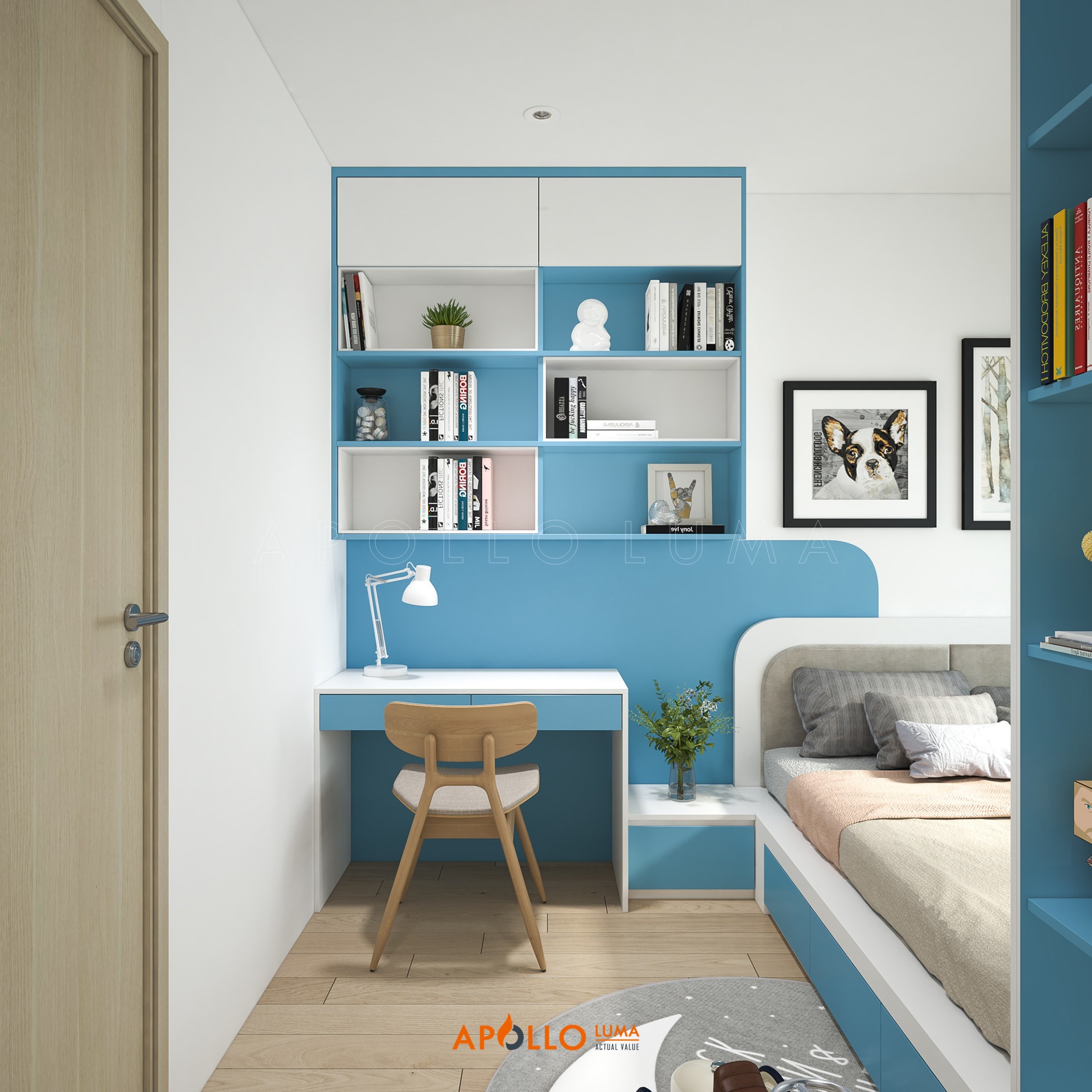Thiết kế nội thất căn hộ 3 phòng ngủ Imperia Smart City Tây Mỗ