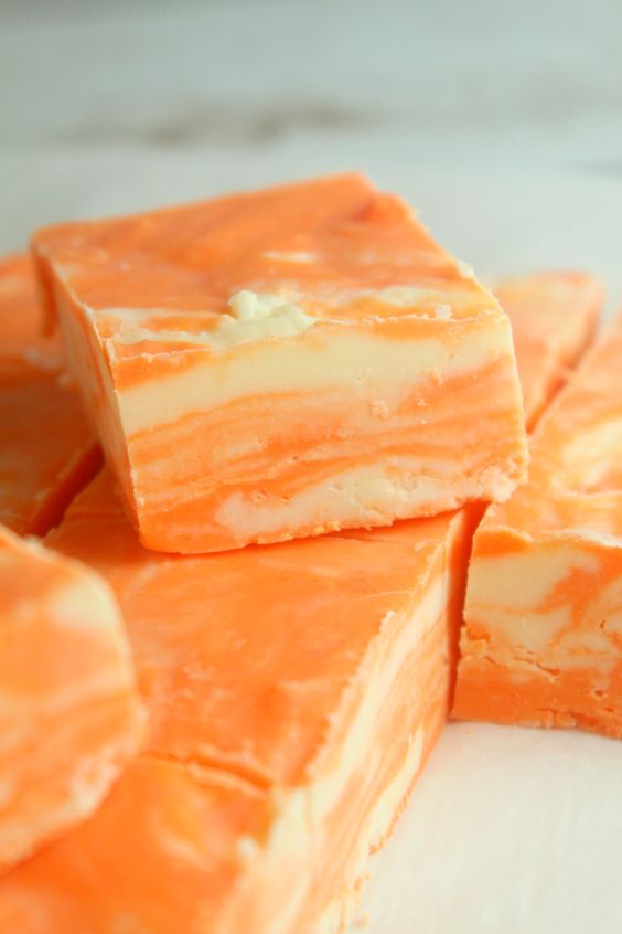 No Bake Orange Creamsicle Fudge Best Vegan Baking Recipes
