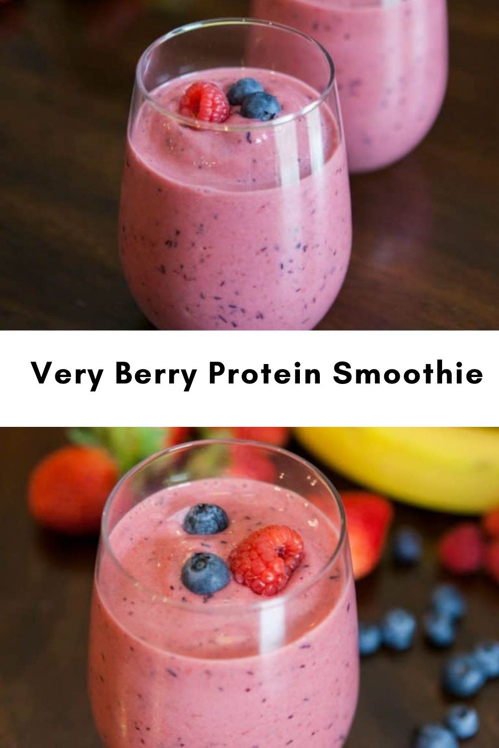 Very Berry Protein Smoothie Recipe - yanny bakes