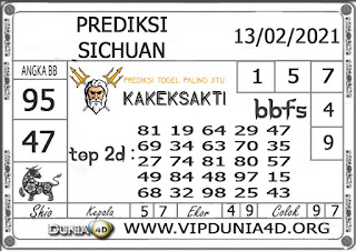 Prediksi Togel SICHUAN DUNIA4D 13 FEBRUARI 2021 Prediksi Togel SICHUAN DUNIA4D 13 FEBRUARI 2021