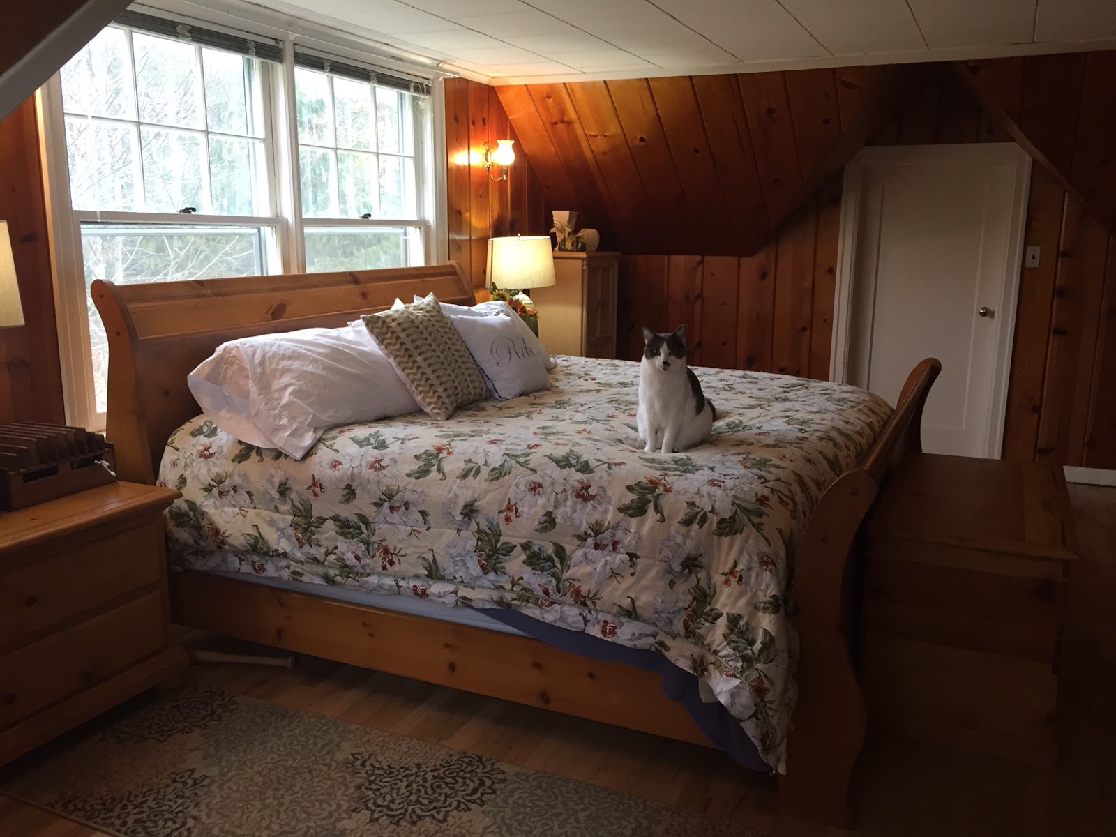 Knotty Pine Walls In The Master Bedroom How To Decorate A