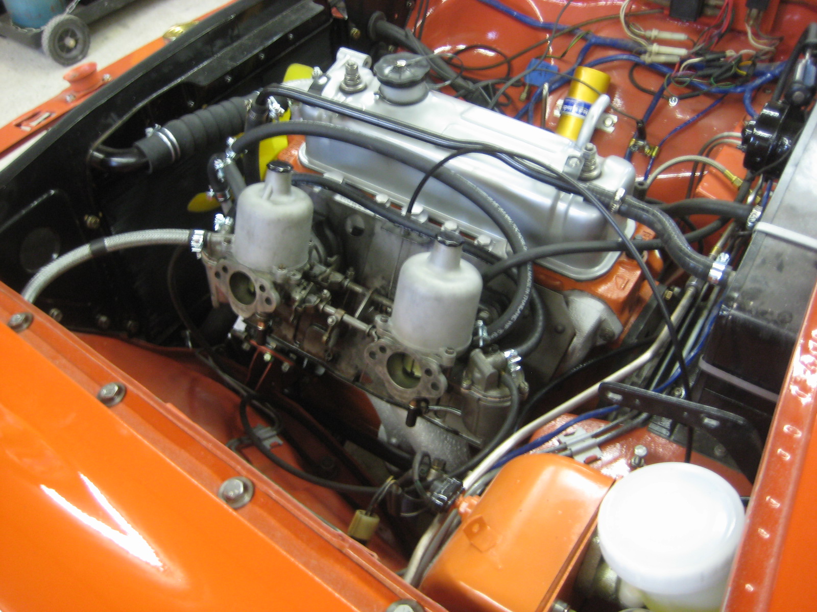 Adam's MGB Restoration First Engine Start After Rebuild