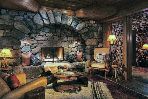 Stone Accent Wall Living Room