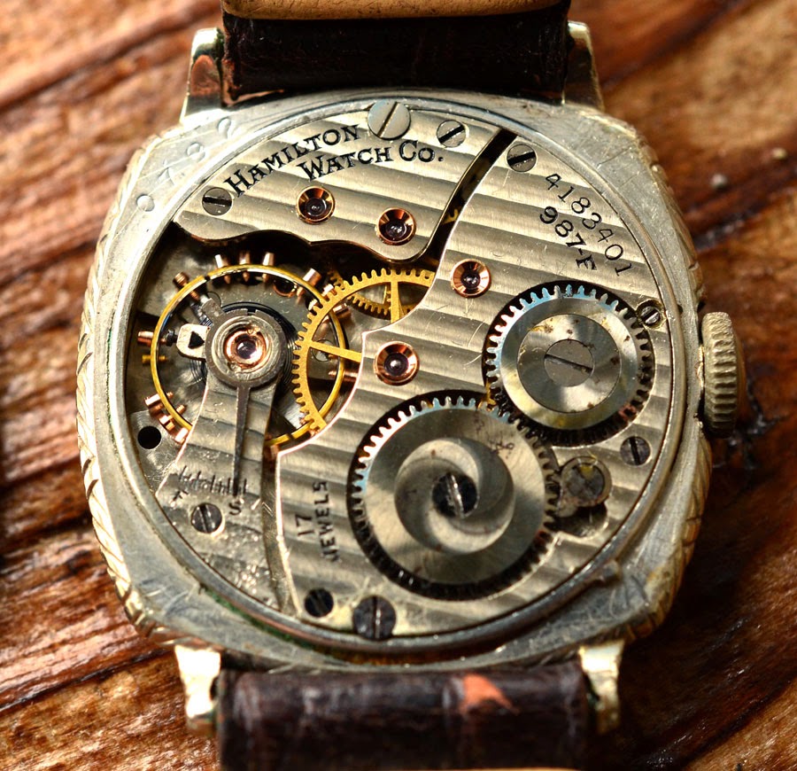 アンティーク HAMILTON (ハミルトン)14KGF アールヌーボー 機械式手巻き腕時計アンティーク時計 | RIP CORD Vintage Line